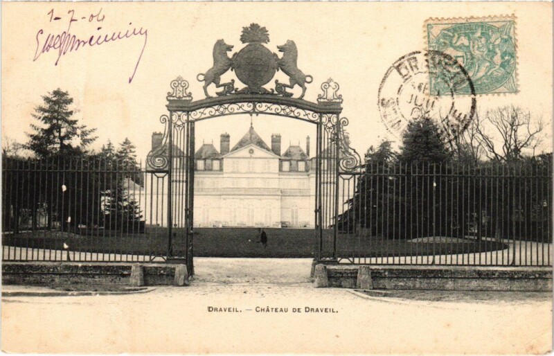 Carte postale ancienne Draveil Le Chateau à Draveil