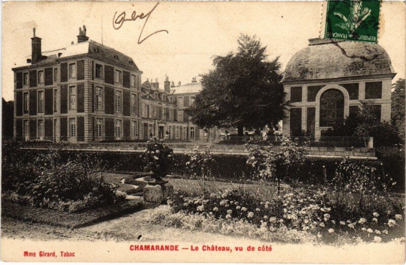 Carte postale ancienne Chamarande Le Chateau à Chamarande