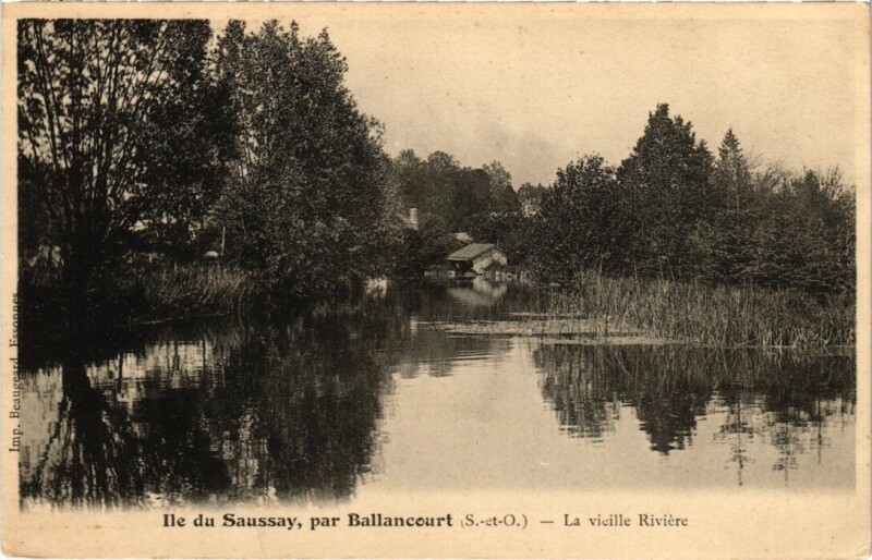 Carte postale ancienne Ballancourt La vieille Riviere