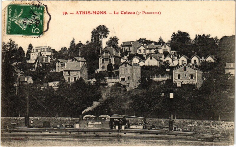 Carte postale ancienne Athis Mons Le Coteau à Athis-Mons