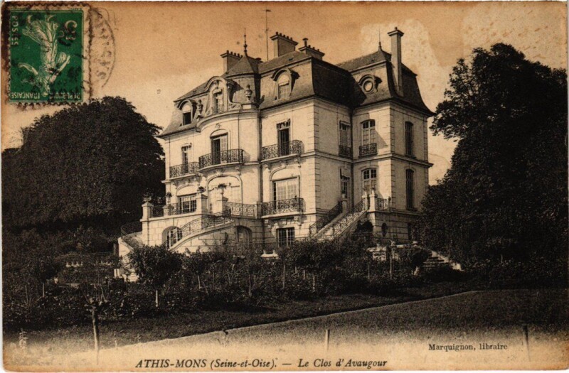 Carte postale ancienne Athis Mons Le Clos d'Avaugour à Athis-Mons