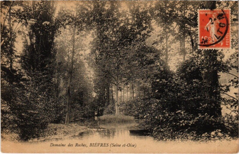 Carte postale ancienne Bievres Domaine des Roches