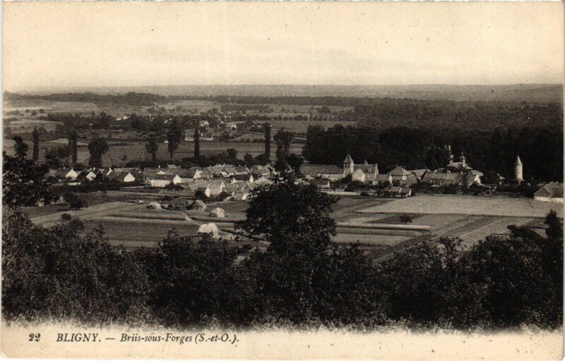 Carte postale ancienne Briis s Forges Bligny