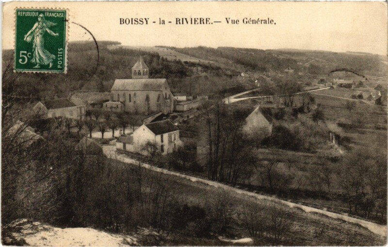 Carte postale ancienne Boissy vue generale