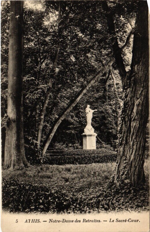 Carte postale ancienne Athis Mons Notre Dame des Retraites Sacre Coeur à Athis-Mons