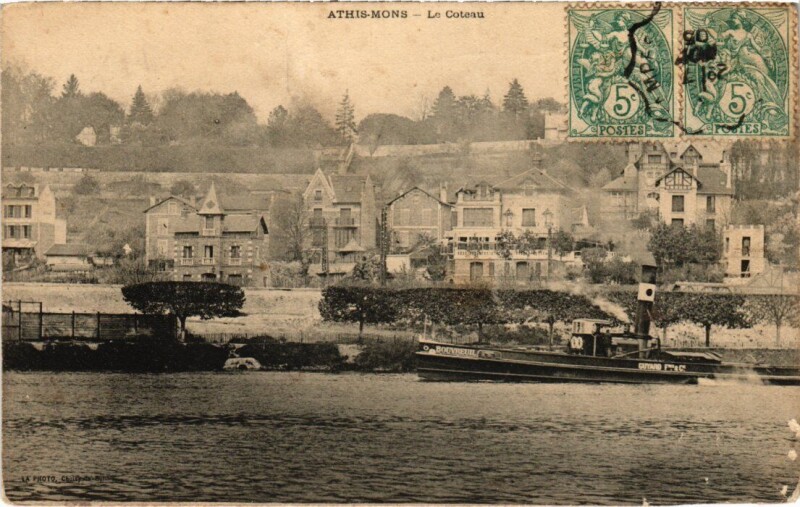 Carte postale ancienne Athis Mons Le Coteau à Athis-Mons
