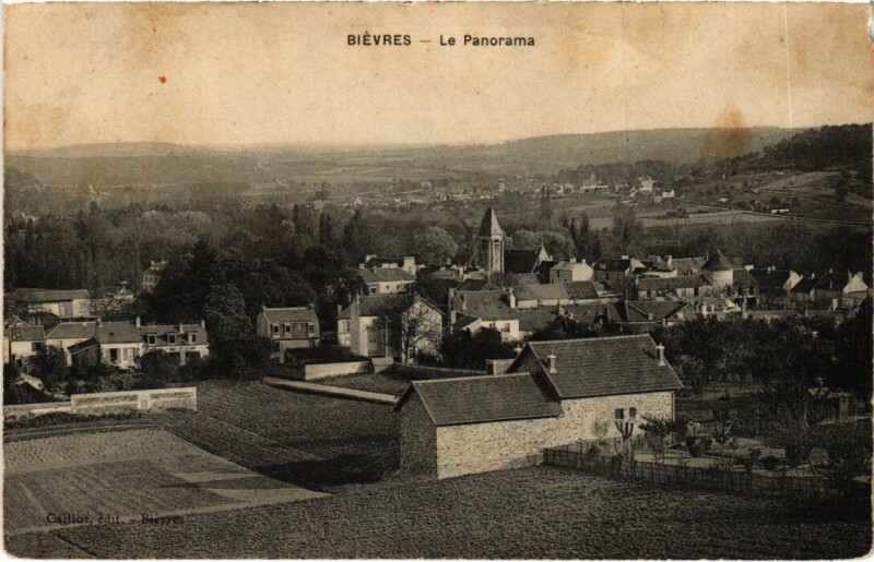 Carte postale ancienne Bievres panorama