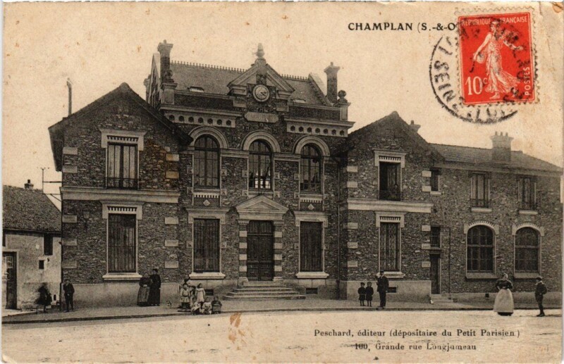 Carte postale ancienne Champlan à Champlan