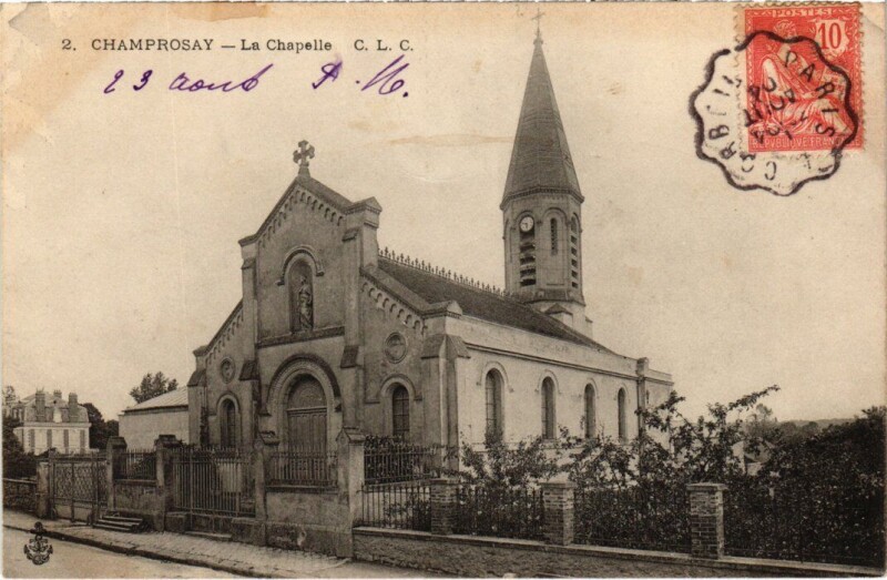 Carte postale ancienne Draveil La Chapelle à Draveil