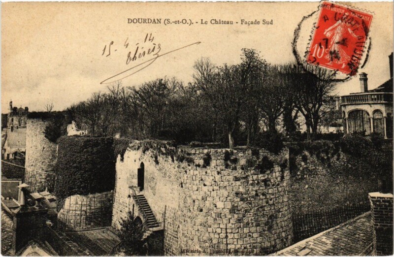 Carte postale ancienne Dourdan Le Chateau à Dourdan