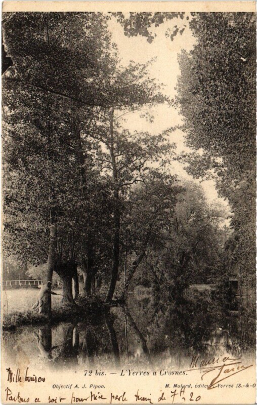 Carte postale ancienne Crosnes Yerres à Crosne