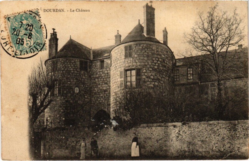 Carte postale ancienne Dourdan Le Chateau à Dourdan