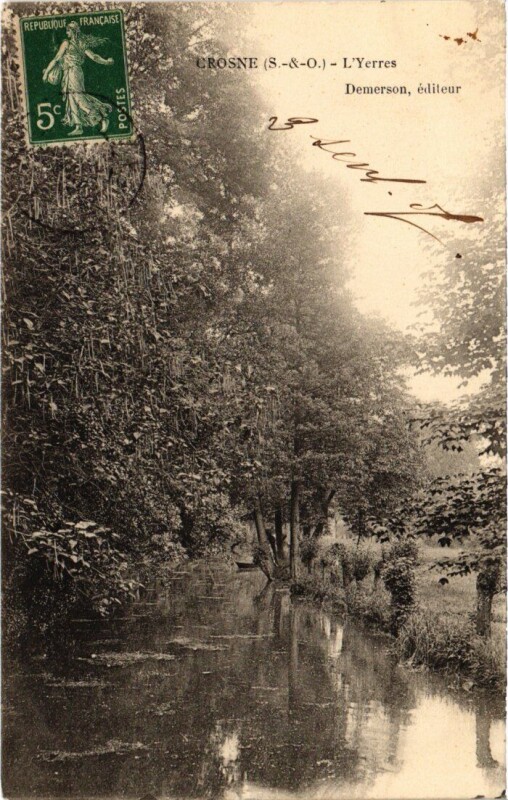 Carte postale ancienne Crosnes Yerres à Crosne