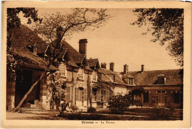 Carte postale ancienne Crosnes La Ferme à Crosne