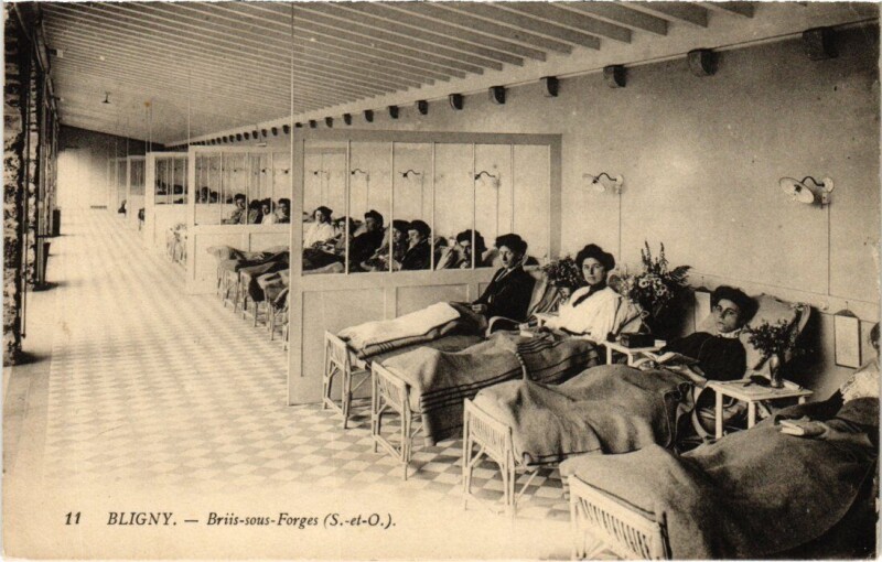 Carte postale ancienne Briis s Forges Bligny