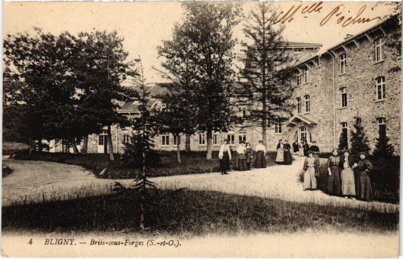 Carte postale ancienne Briis s Forges Bligny