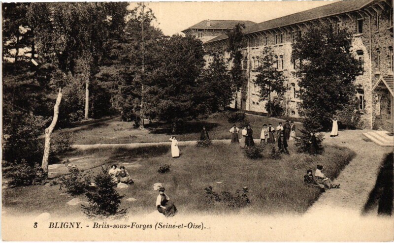 Carte postale ancienne Briis s Forges Bligny