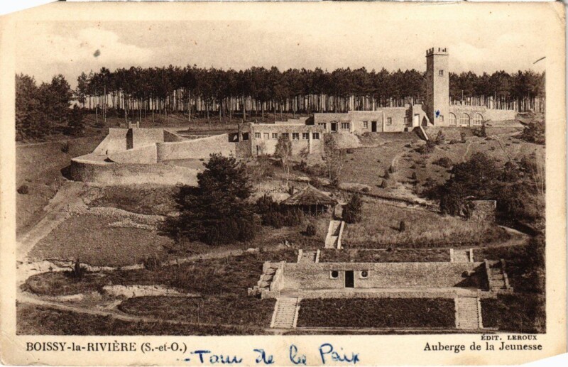 Carte postale ancienne Boissy Auberge de la Jeunesse