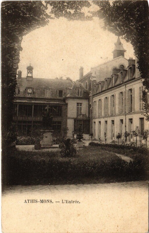 Carte postale ancienne Athis Mons Entree à Athis-Mons