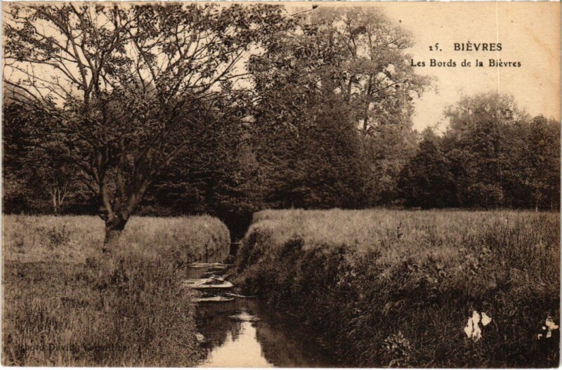 Carte postale ancienne Bievres Les Bords de la Bievres
