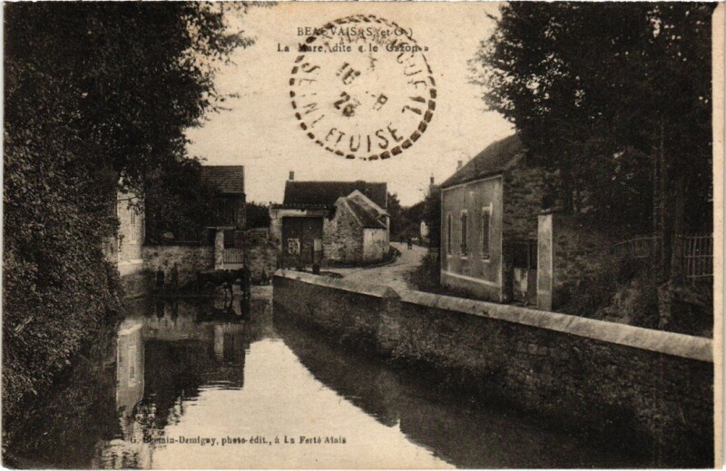 Carte postale ancienne Beauvais La Mare