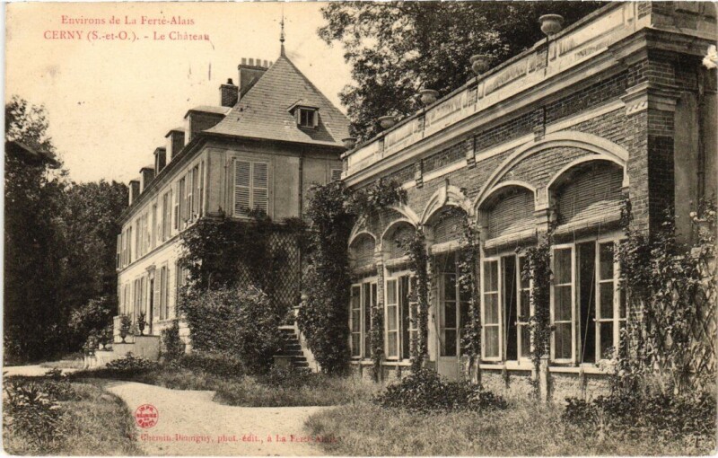 Carte postale ancienne Cerny Le Chateau à Cerny