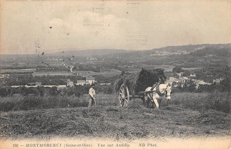 Carte postale ancienne Montmorency - Vue Sur Andilly à Andilly