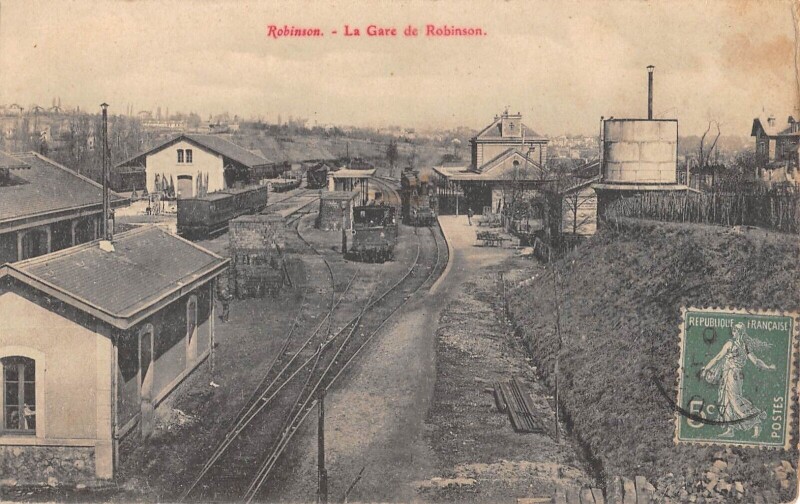 Carte postale ancienne Robinson - La Gare De Robinson - Train