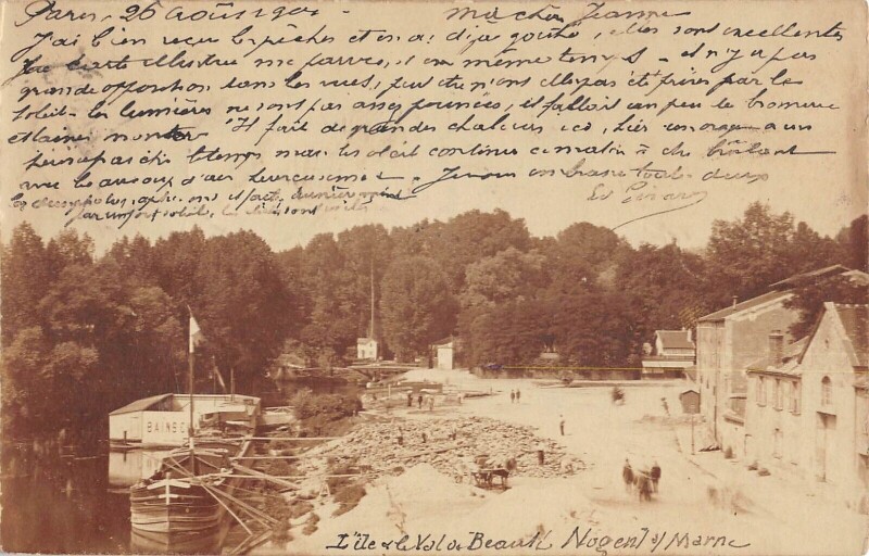 Carte postale ancienne Nogent Sur Marne - Carte Photo - L'Ile Et Le Val De Beaute à Nogent-sur-Marne