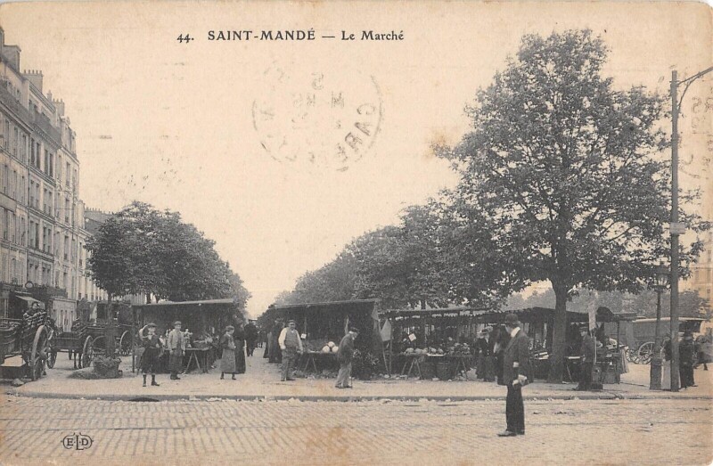 Carte postale ancienne Saint Mande Le Marche