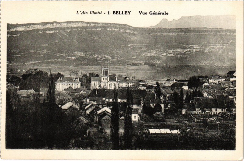 Carte postale ancienne Belley Vue Generale à Belley
