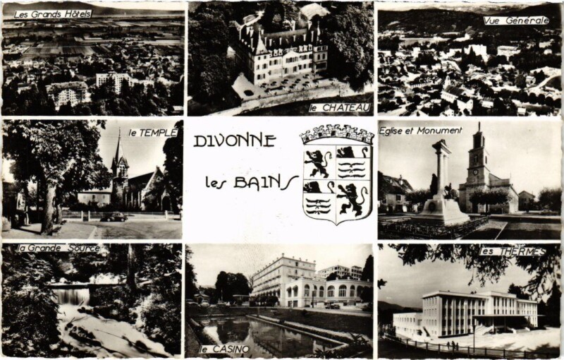 Carte postale ancienne Divonne-les-Bains Scenes à Divonne-les-Bains
