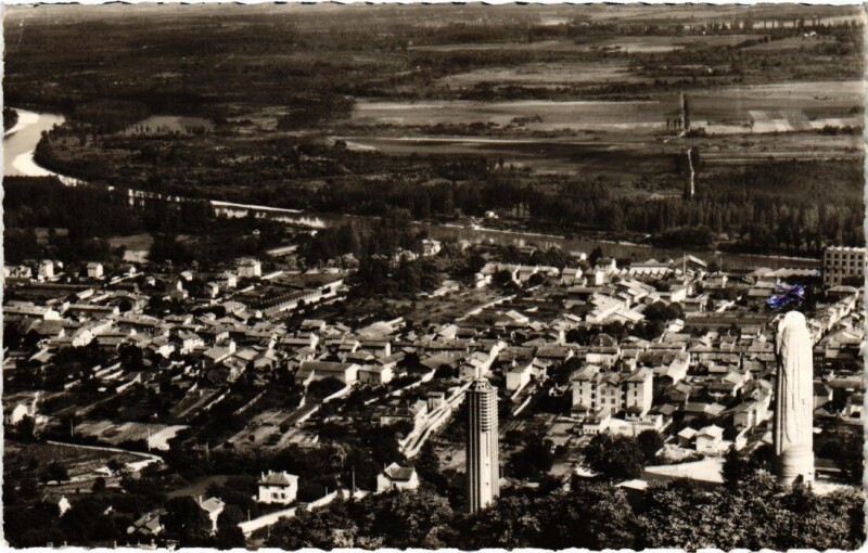 Carte postale ancienne Miribel Vue Generale à Miribel