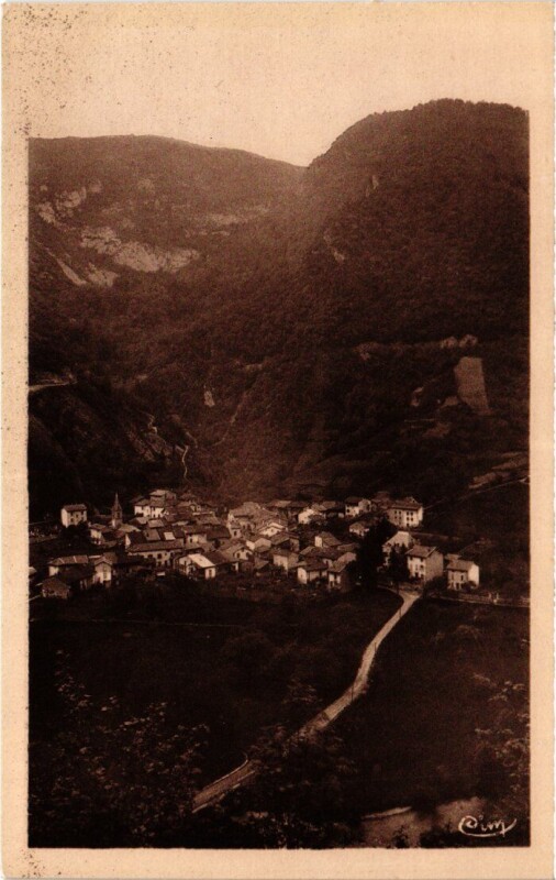 Carte postale ancienne Chaley Panorama à Chaley