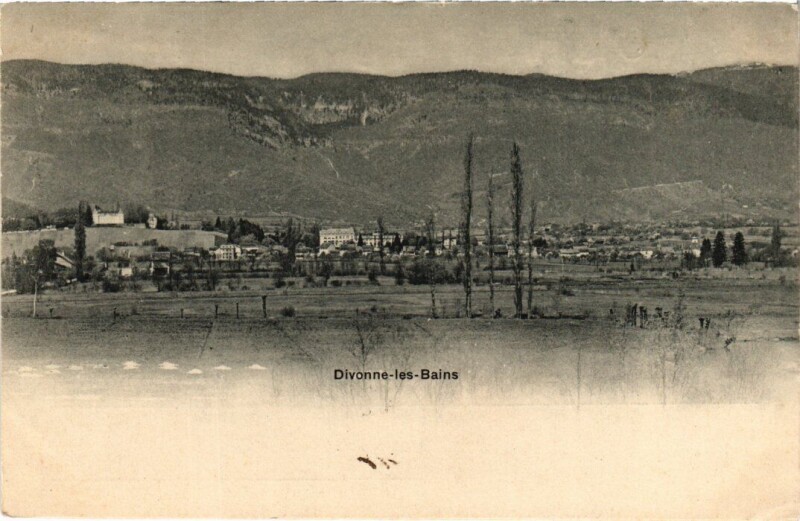Carte postale ancienne Divonne-les-Bains Vue Generale à Divonne-les-Bains