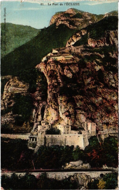 Carte postale ancienne Le Fort de l'Ecluse