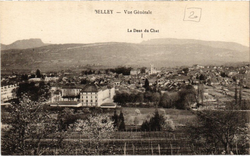 Carte postale ancienne Belley Vue Generale à Belley