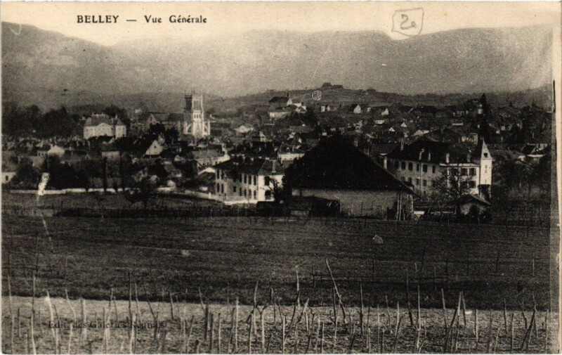 Carte postale ancienne Belley Vue Generale à Belley