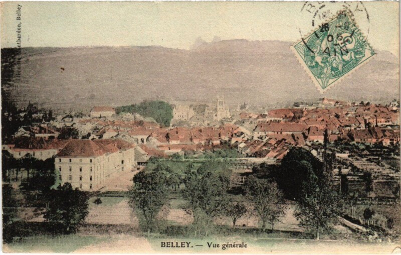 Carte postale ancienne Belley Vue Generale à Belley