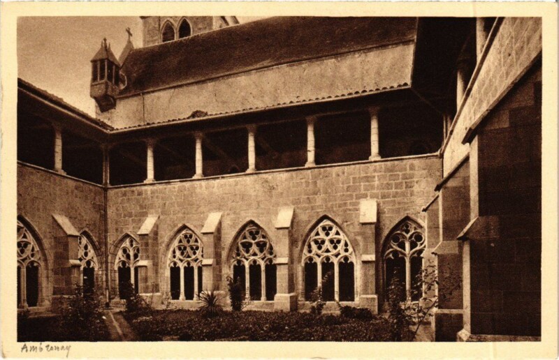 Carte postale ancienne Ambronay Le Cloitre à Ambronay