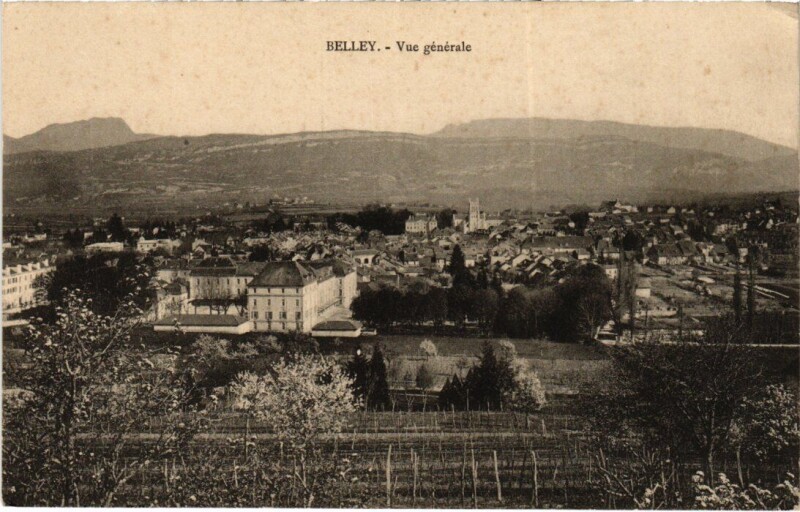 Carte postale ancienne Belley Vue Generale à Belley
