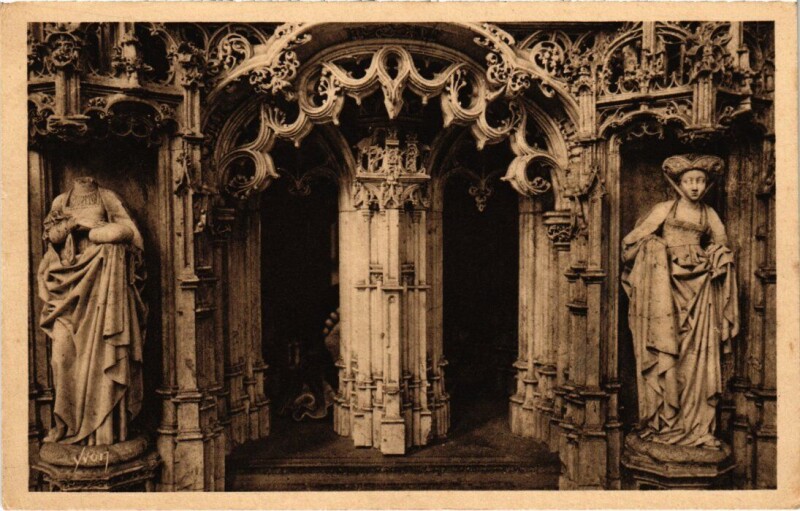 Carte postale ancienne Bourg-en-Bresse L'Eglise de Brou - Mausolee à Bourg-en-Bresse