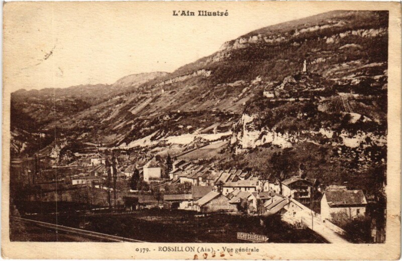 Carte postale ancienne Rossillon Vue Generale à Rossillon