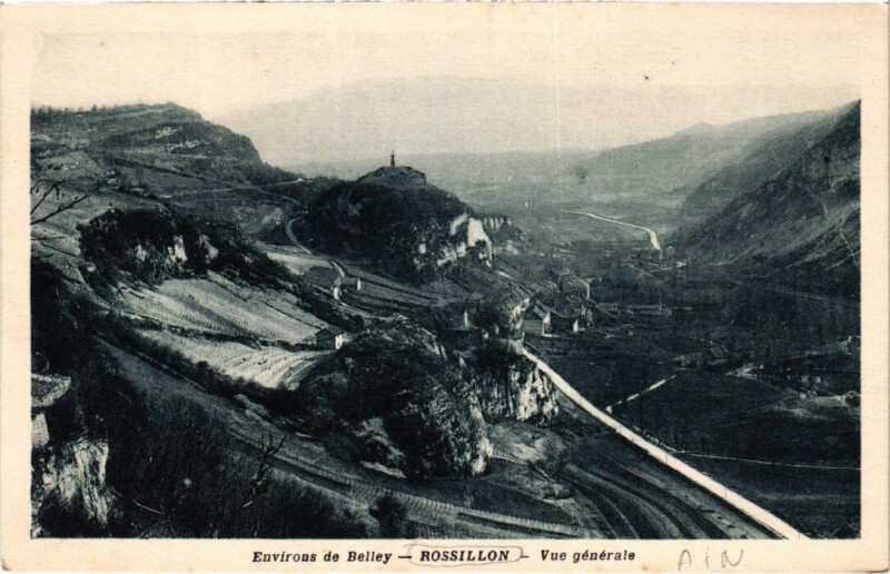 Carte postale ancienne Rossillon Vue Generale à Rossillon