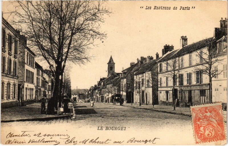 Carte postale ancienne Le Bourget au Bourget