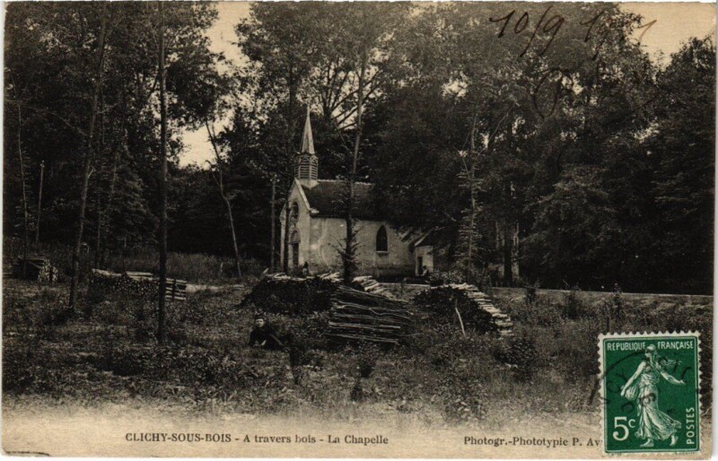 Carte postale ancienne Clichy La Chapelle