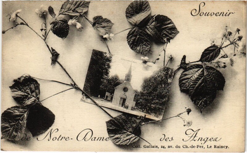 Carte postale ancienne Clichy souvenir