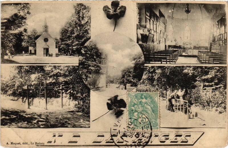 Carte postale ancienne Clichy souvenir