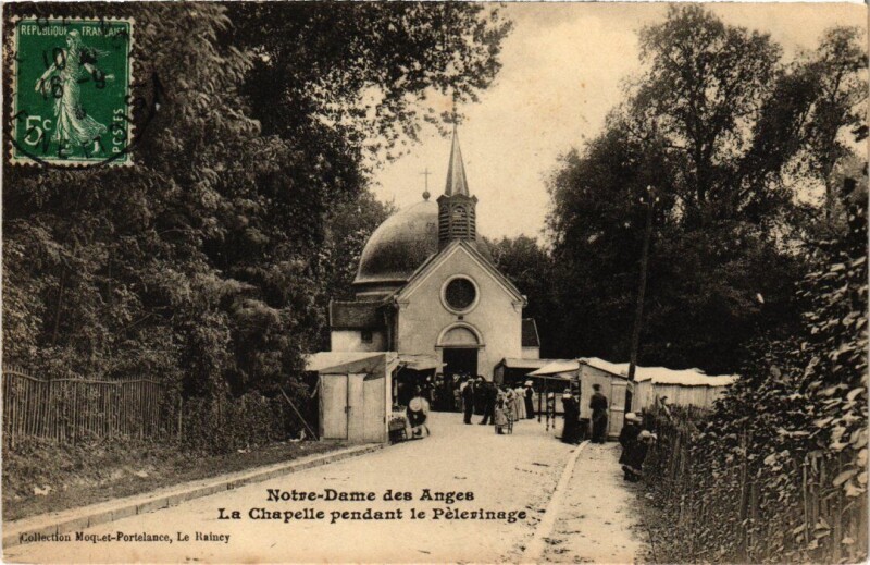 Carte postale ancienne Clichy Notre Dame des Anges La Chapelle