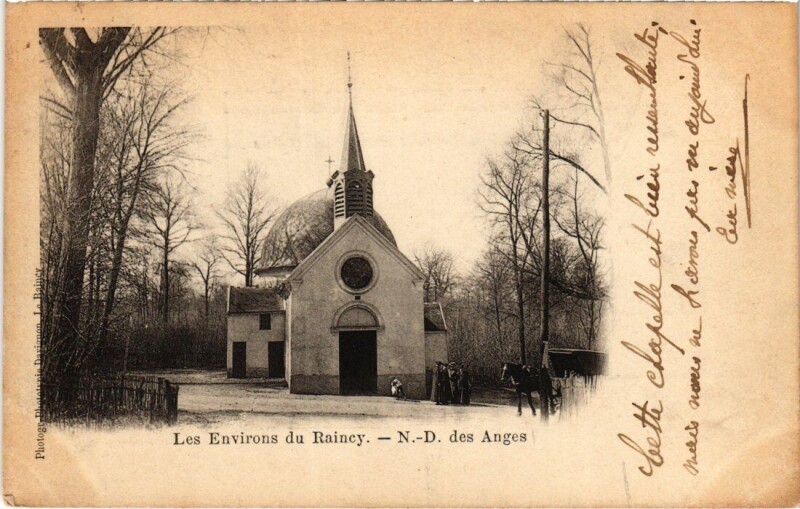 Carte postale ancienne Clichy Notre Dame des Anges